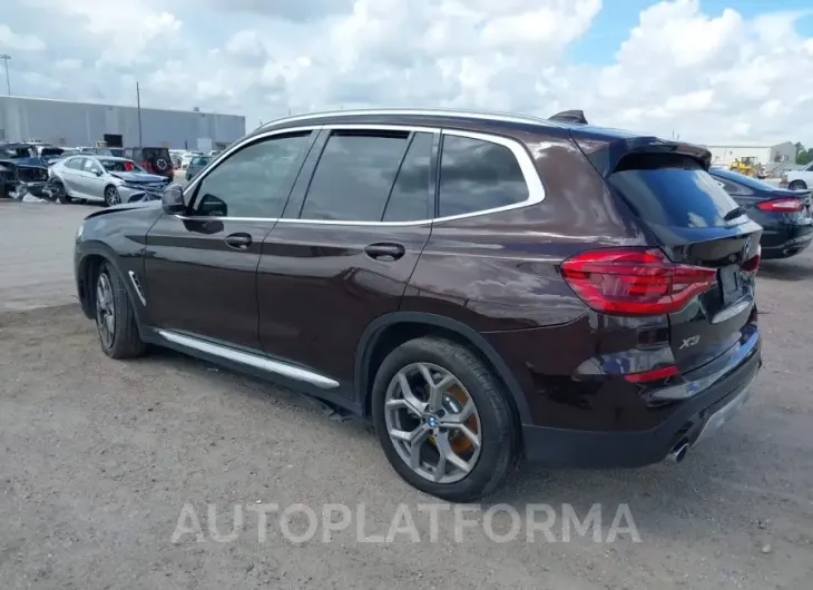 BMW X3 2020 vin 5UXTY3C06L9B74482 from auto auction Iaai