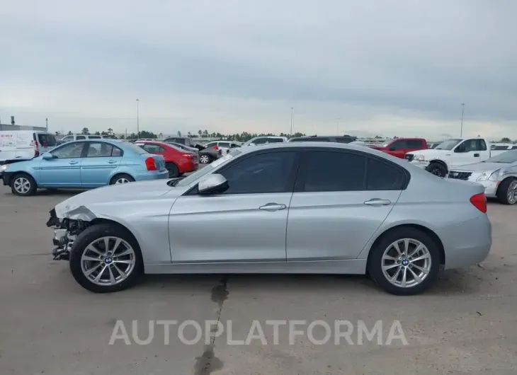 BMW 320I 2016 vin WBA8E1G57GNT36332 from auto auction Iaai