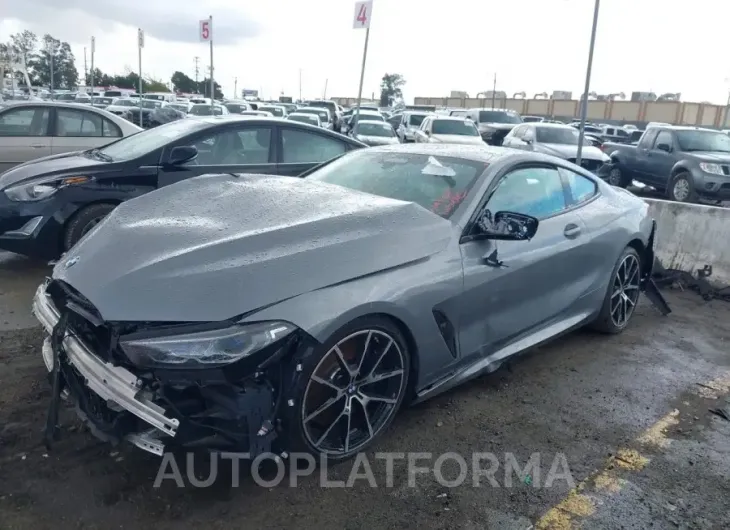 BMW 840 2023 vin WBAAE2C04PCK36427 from auto auction Iaai