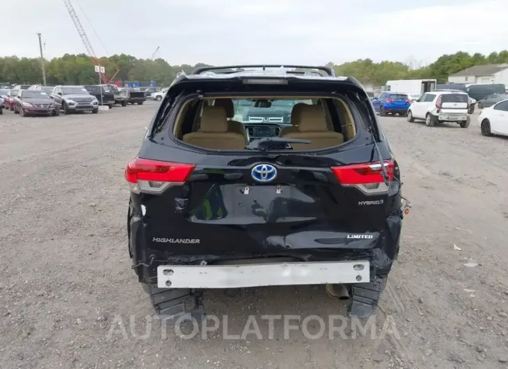 TOYOTA HIGHLANDER HYBRID 2018 vin 5TDDGRFHXJS050675 from auto auction Iaai