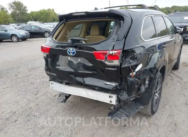 TOYOTA HIGHLANDER HYBRID 2018 vin 5TDDGRFHXJS050675 from auto auction Iaai