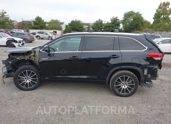 TOYOTA HIGHLANDER HYBRID 2018 vin 5TDDGRFHXJS050675 from auto auction Iaai