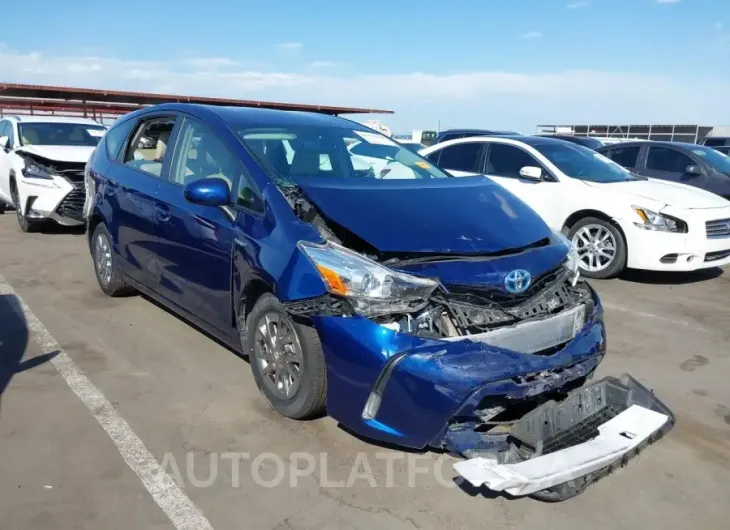 TOYOTA PRIUS V 2015 vin JTDZN3EU0FJ023366 from auto auction Iaai