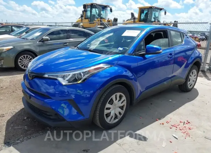 TOYOTA C-HR 2019 vin JTNKHMBX0K1014346 from auto auction Iaai