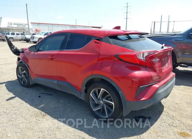 TOYOTA C-HR 2020 vin JTNKHMBX7L1063190 from auto auction Iaai