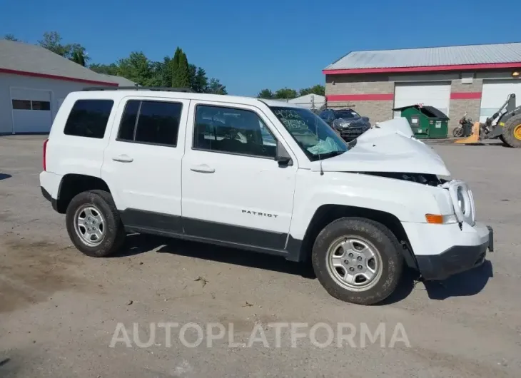 JEEP PATRIOT 2016 vin 1C4NJRBB6GD695027 from auto auction Iaai