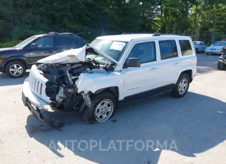 JEEP PATRIOT 2016 vin 1C4NJRBB6GD695027 from auto auction Iaai