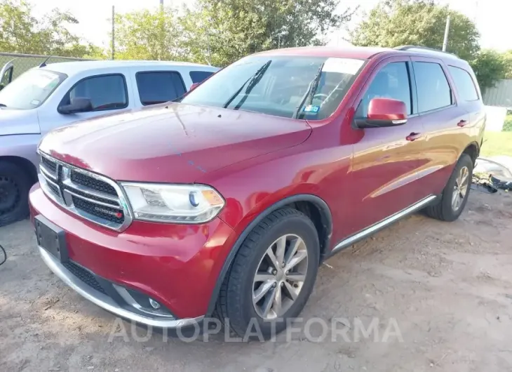 DODGE DURANGO 2015 vin 1C4RDHDG7FC100945 from auto auction Iaai