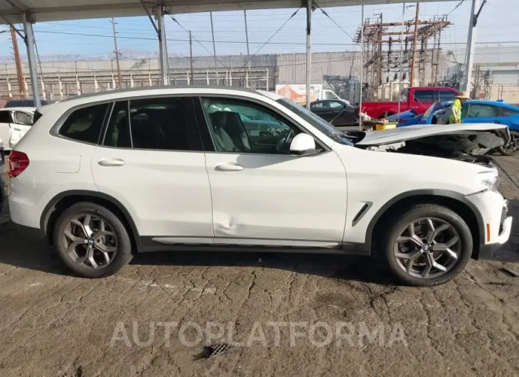 BMW X3 2021 vin 5UXTY3C00M9F21189 from auto auction Iaai