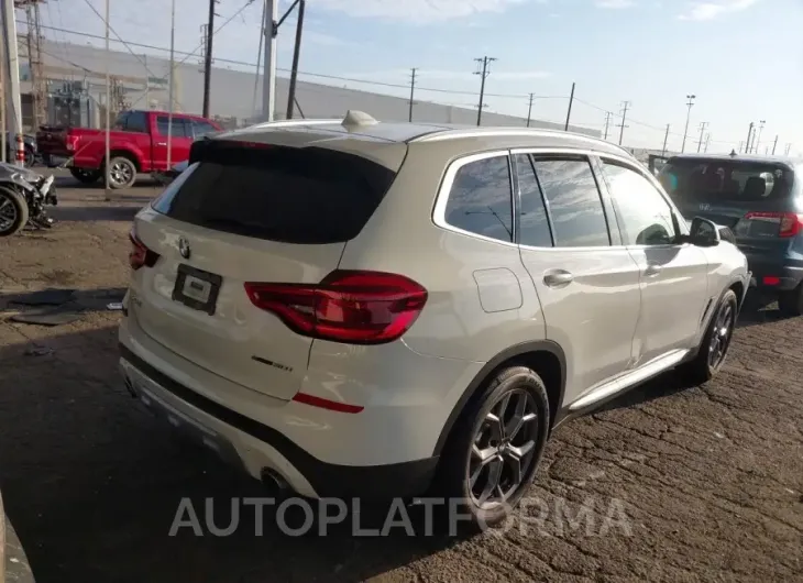 BMW X3 2021 vin 5UXTY3C00M9F21189 from auto auction Iaai