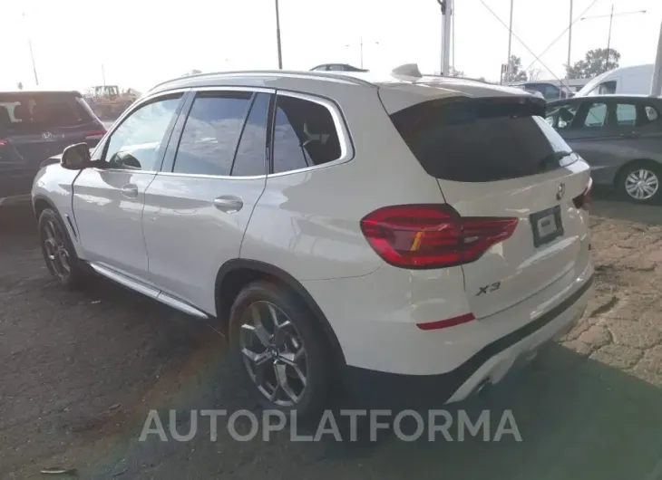 BMW X3 2021 vin 5UXTY3C00M9F21189 from auto auction Iaai