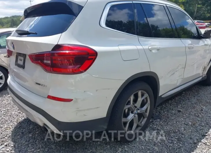 BMW X3 2021 vin 5UXTY5C08M9F57563 from auto auction Iaai