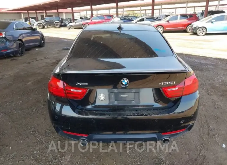 BMW 435I 2015 vin WBA3R5C57FK372274 from auto auction Iaai