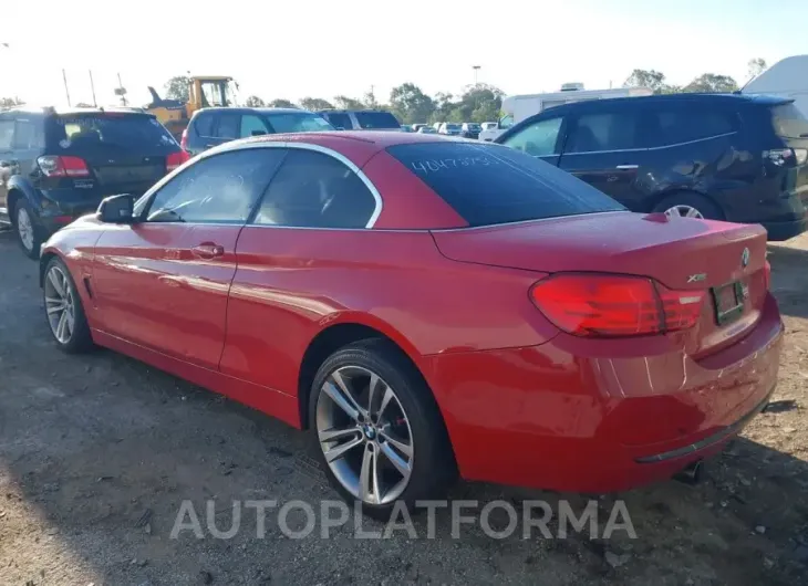 BMW 435I 2016 vin WBA3T7C55G5A37594 from auto auction Iaai