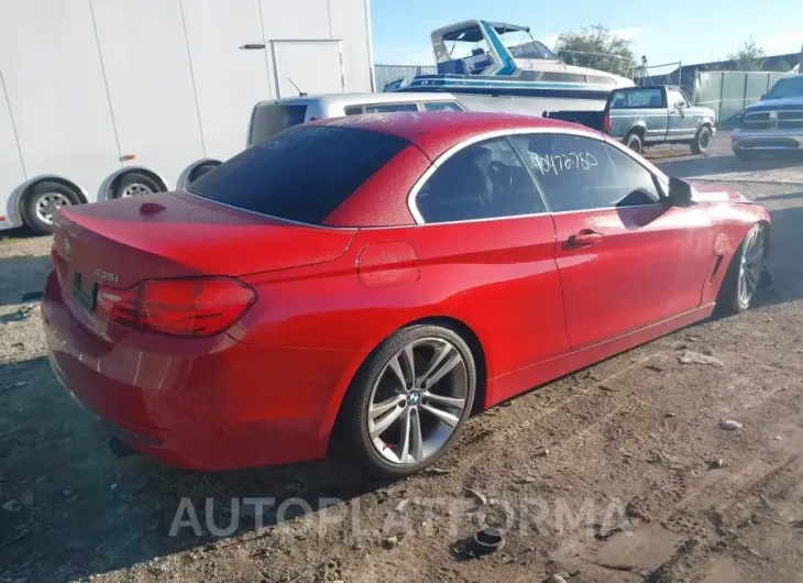 BMW 435I 2016 vin WBA3T7C55G5A37594 from auto auction Iaai