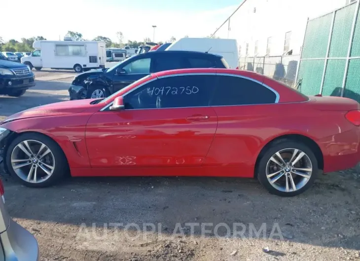 BMW 435I 2016 vin WBA3T7C55G5A37594 from auto auction Iaai