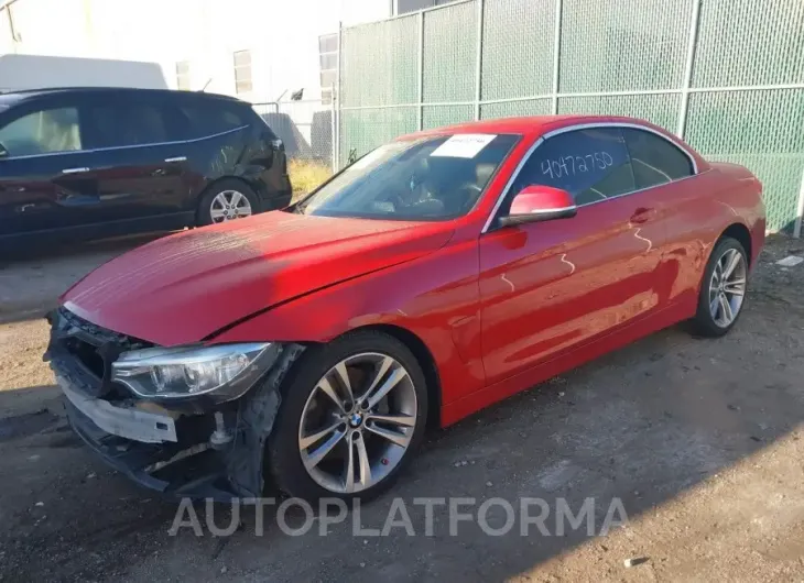 BMW 435I 2016 vin WBA3T7C55G5A37594 from auto auction Iaai