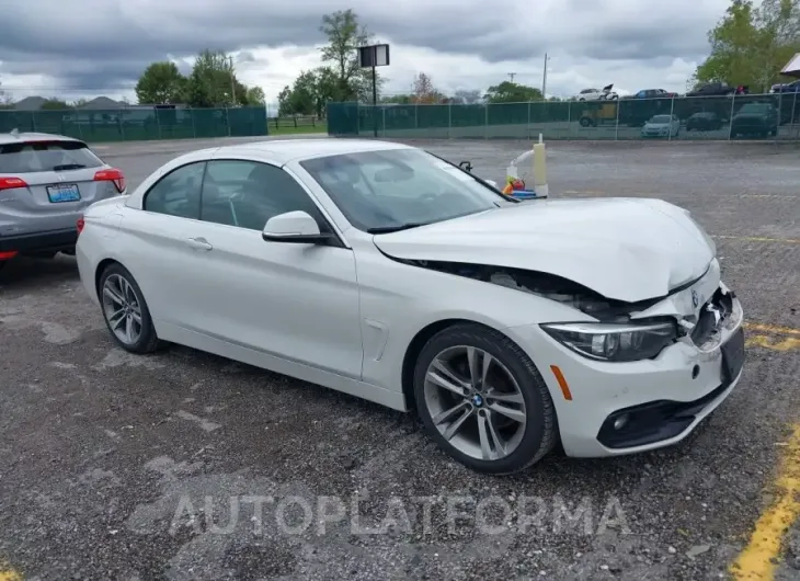 BMW 430I 2018 vin WBA4Z1C54JEC59194 from auto auction Iaai