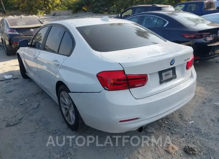 BMW 320I 2016 vin WBA8E1G52GNT37372 from auto auction Iaai