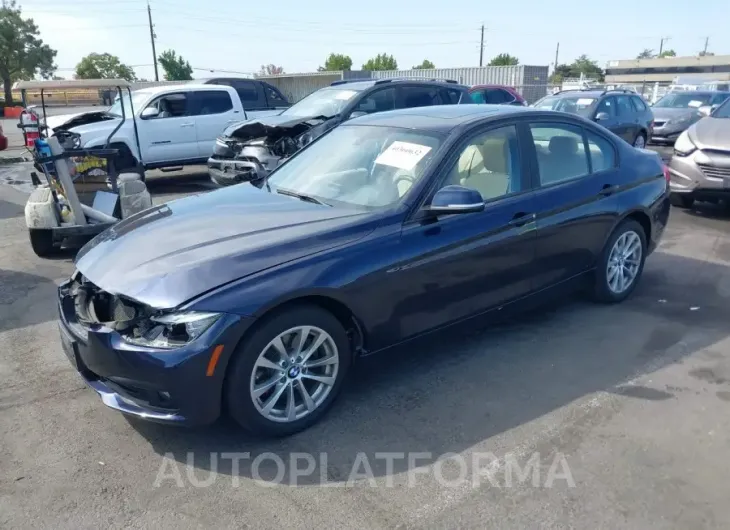 BMW 320I 2016 vin WBA8E5G57GNT41585 from auto auction Iaai