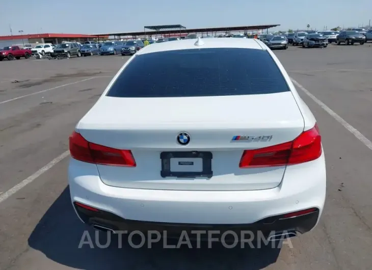 BMW 540I 2018 vin WBAJE5C54JWA95879 from auto auction Iaai