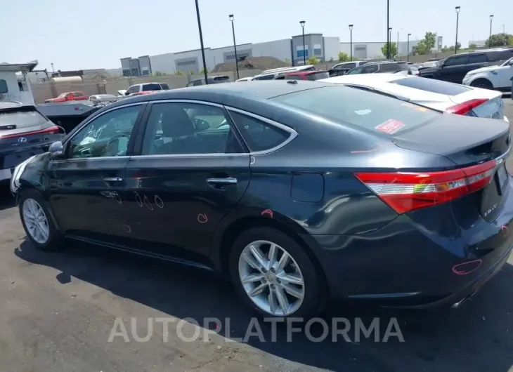 TOYOTA AVALON 2015 vin 4T1BK1EB0FU137522 from auto auction Iaai