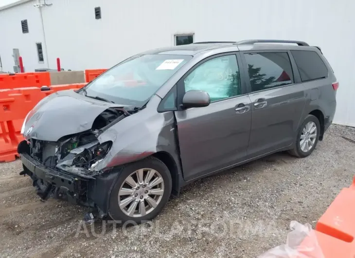 TOYOTA SIENNA 2017 vin 5TDDZ3DC0HS148820 from auto auction Iaai