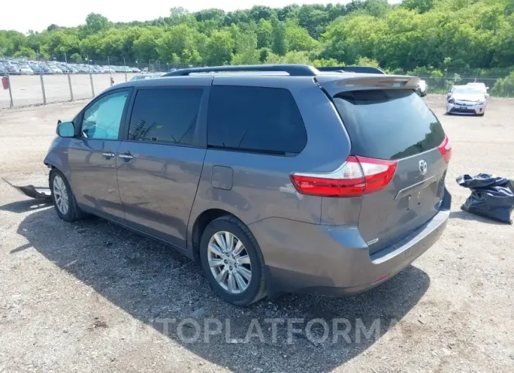 TOYOTA SIENNA 2017 vin 5TDDZ3DC0HS148820 from auto auction Iaai