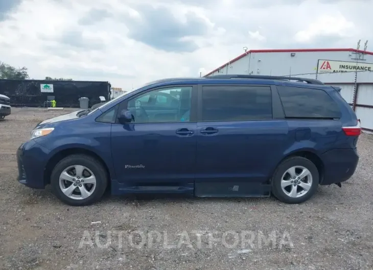 TOYOTA SIENNA 2018 vin 5TDKZ3DC2JS910364 from auto auction Iaai