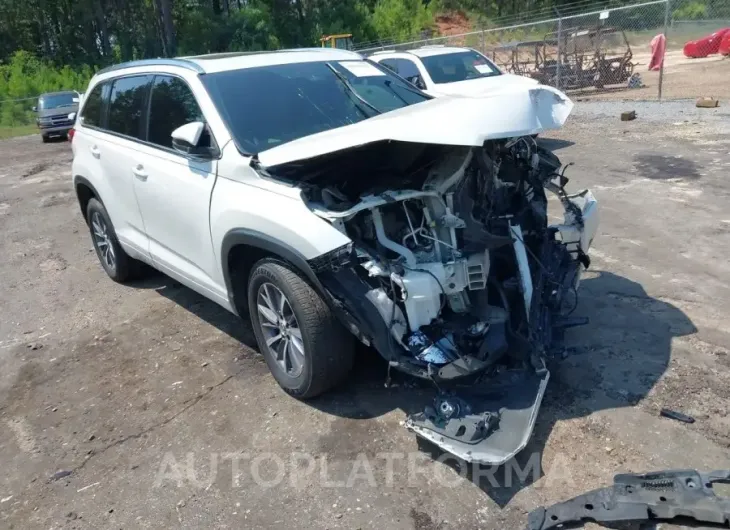 TOYOTA HIGHLANDER 2017 vin 5TDKZRFH6HS517277 from auto auction Iaai