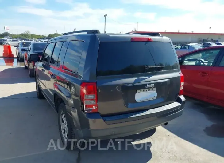 JEEP PATRIOT 2016 vin 1C4NJPBA3GD589114 from auto auction Iaai