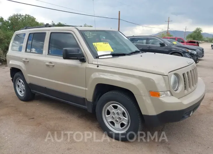 JEEP PATRIOT 2016 vin 1C4NJPBB0GD776741 from auto auction Iaai