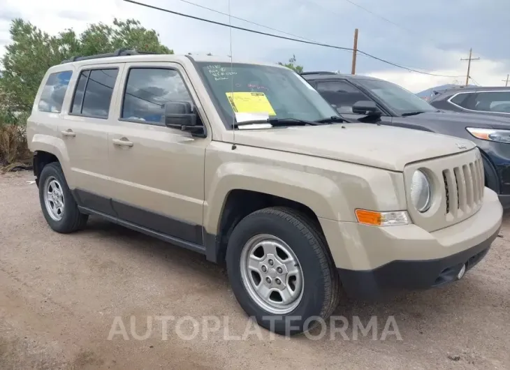 JEEP PATRIOT 2016 vin 1C4NJPBB0GD776741 from auto auction Iaai