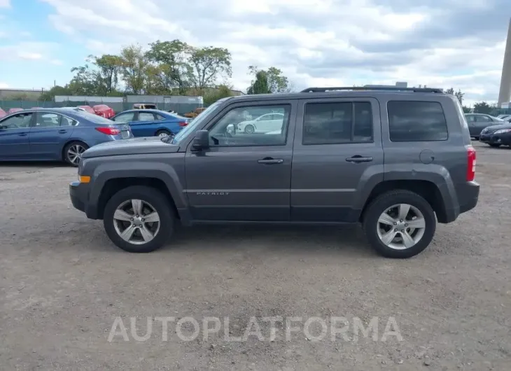 JEEP PATRIOT 2016 vin 1C4NJRFB3GD647270 from auto auction Iaai