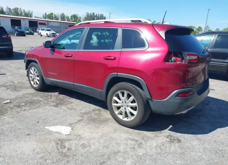 JEEP CHEROKEE 2017 vin 1C4PJLDBXHW526010 from auto auction Iaai