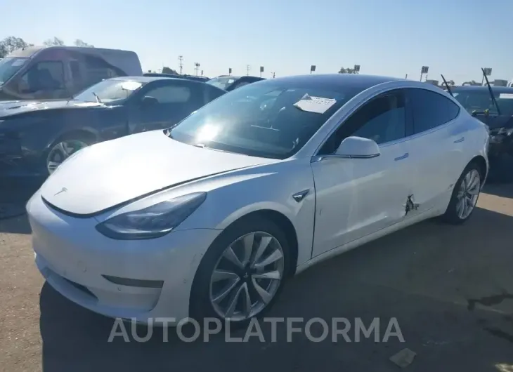 TESLA MODEL 3 2018 vin 5YJ3E1EA6JF164684 from auto auction Iaai