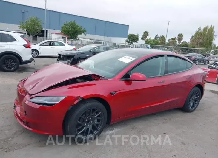 TESLA MODEL 3 2024 vin 5YJ3E1EA8RF822260 from auto auction Iaai