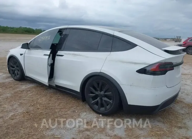 TESLA MODEL X 2022 vin 7SAXCBE62NF333598 from auto auction Iaai