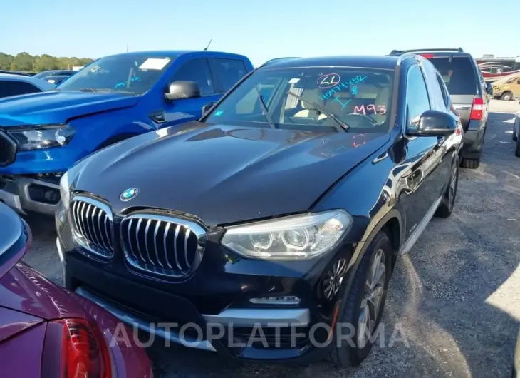 BMW X3 2018 vin 5UXTR9C55JLD60445 from auto auction Iaai