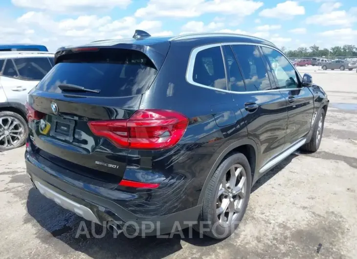 BMW X3 2021 vin 5UXTY3C09M9E93554 from auto auction Iaai