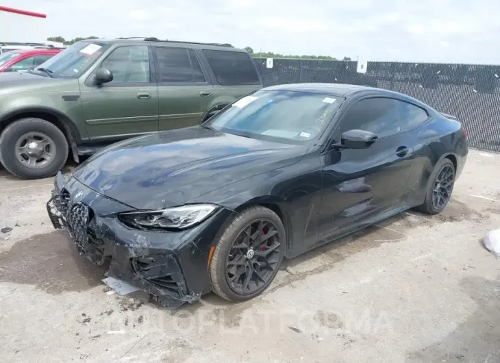 BMW M440I 2021 vin WBA13AR04MCF83035 from auto auction Iaai