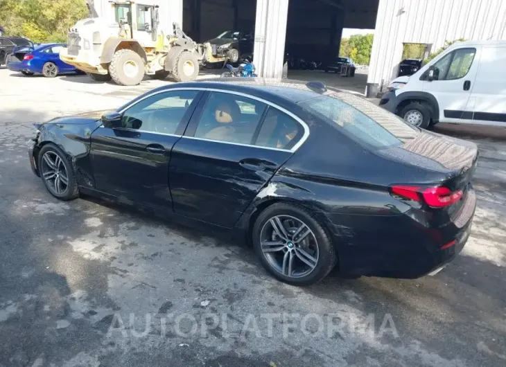 BMW 530I 2021 vin WBA13BJ08MWX26338 from auto auction Iaai