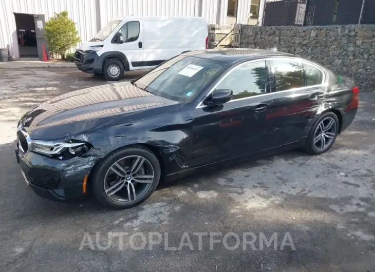 BMW 530I 2021 vin WBA13BJ08MWX26338 from auto auction Iaai