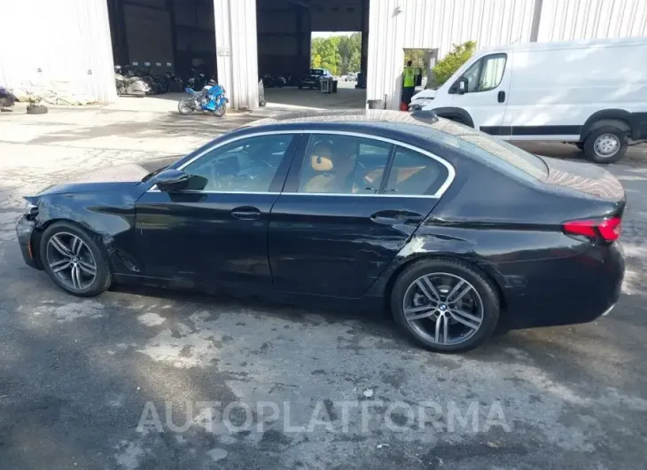 BMW 530I 2021 vin WBA13BJ08MWX26338 from auto auction Iaai