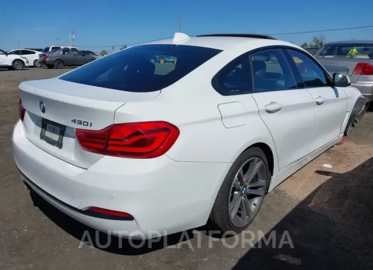 BMW 430I GRAN COUPE 2018 vin WBA4J1C55JBM10209 from auto auction Iaai