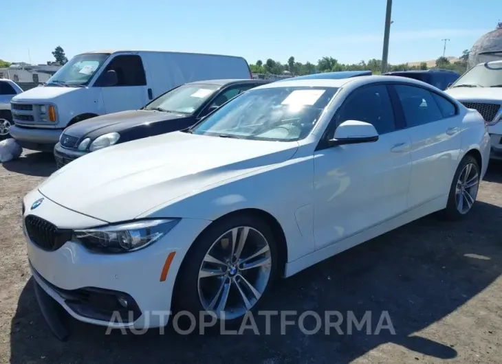 BMW 430I GRAN COUPE 2018 vin WBA4J1C55JBM10209 from auto auction Iaai