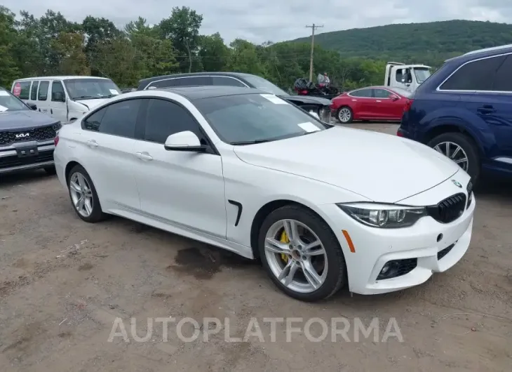 BMW 4 SERIES 2019 vin WBA4J3C56KBL07703 from auto auction Iaai