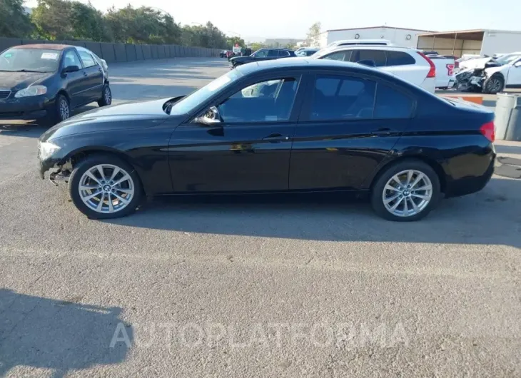 BMW 320I 2016 vin WBA8A9C57GK618780 from auto auction Iaai