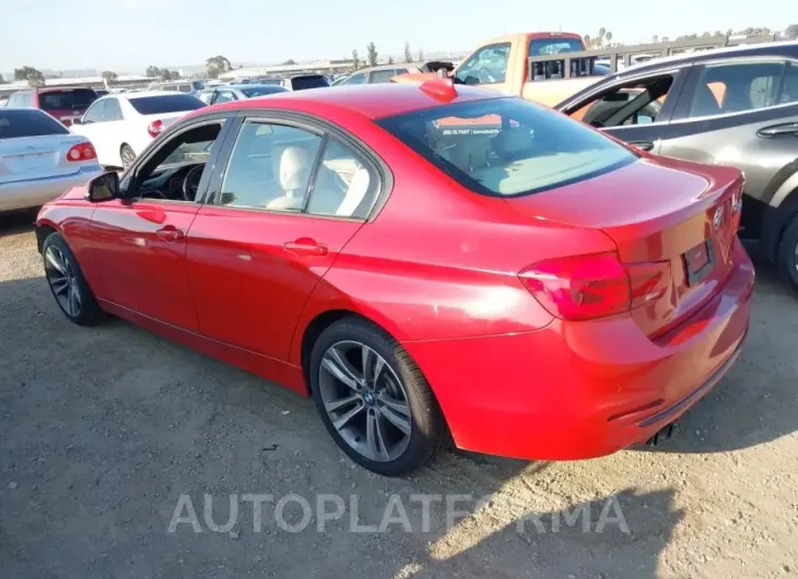 BMW 328I  2016 vin WBA8E7C59GK572846 from auto auction Iaai