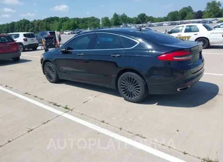 FORD FUSION 2017 vin 3FA6P0T95HR251582 from auto auction Iaai